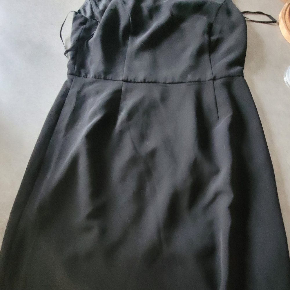 Jessica Classic Black Strapless Dress